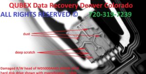 WD My Passport Head Damage