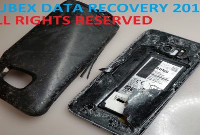 Broken Samsung Android cell phone